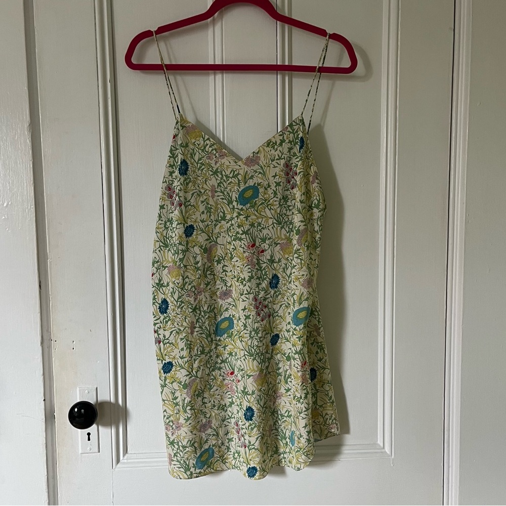Calvin Klein floral slip dress
